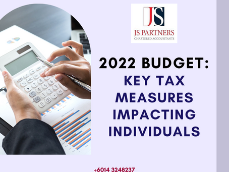 2022 Budget Key Tax Individuals
