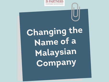 Changing the Name of a Malaysian company