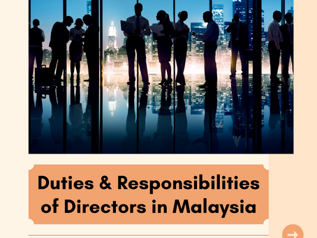 Duties & Responsibilities of directors in malaysia